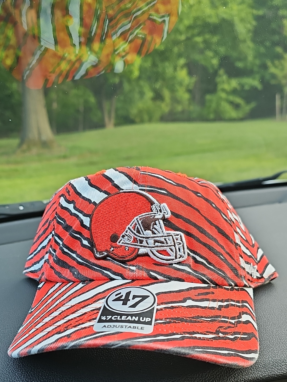 Cleveland Browns Adjustable Hat Cap‎ Zubaz 47 Brand New